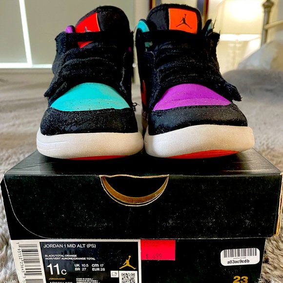 Nike Jordan 1 Mid Alt (ps) 11c - Picture 4 of 7